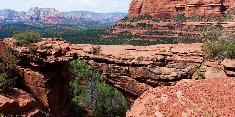 Devil's bridge in Sedona